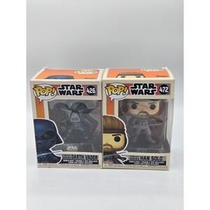 Funko Pop! Star Wars Concept Series Darth‎ Vader 426 & Han Solo 472